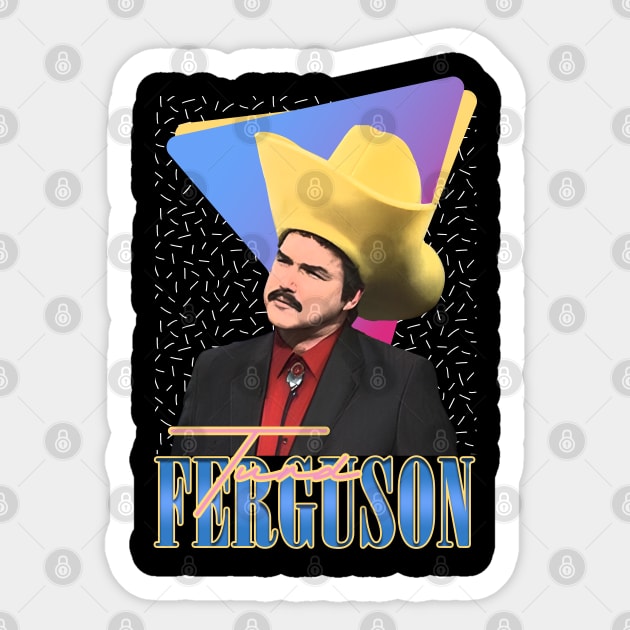 Turd Ferguson Retro Style Sticker by Kishiton